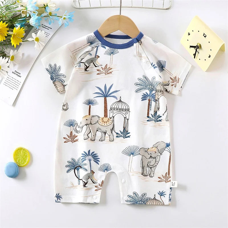 Cute Cartoon Baby Romper